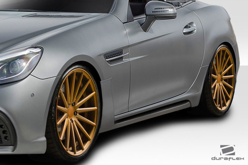 2012-2016 Mercedes SLK Class R172 Duraflex W-1 Side Skirts - 2 Piece (S) / Vehicle Year Make Model Trim - 2012-2016-Mercedes SLK ALL / Product Type - Sideskirts / Style Name -W-1 / Kit Material - FRP (Fiberglass Reinforced Plastics) / Notes - Note: All Overstock products are sold on a first come, first serve basis. Overstock products are sold as is, and all sales are final. Overstock products may not be returned or exchanged.