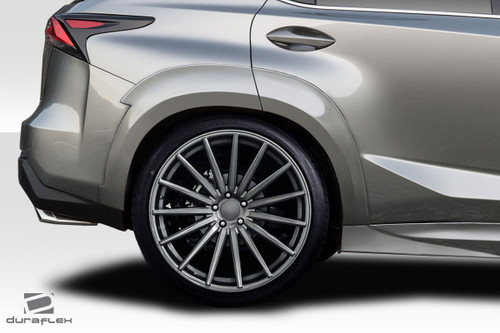 2015-2023 Lexus NX Series NX200T NX300H Duraflex Addax Fender Flares - 6 Piece ( F-Sport models only) / Vehicle Year Make Model Trim - 2015-2023-Lexus NX ALL / Product Type - Fender Flare / Style Name -Addax / Kit Material - FRP (Fiberglass Reinforced Plastics) / Notes -