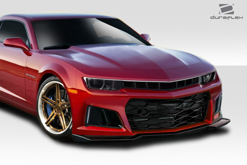 2010-2013 Chevrolet Camaro Duraflex ZL1 Version 2 Front Bumper - 1 Piece / Vehicle Year Make Model Trim - 2010-2013-Chevrolet Camaro ALL / Product Type - Front Bumper / Style Name -ZL1 Version 2 / Kit Material - FRP (Fiberglass Reinforced Plastics) / Notes -