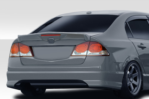 2006-2011 Honda Civic 4DR Duraflex Modern Wing Spoiler - 1 Piece / Vehicle Year Make Model Trim - 2006-2011-Honda Civic 4DR / Product Type - Wing / Style Name -Modern / Kit Material - FRP (Fiberglass Reinforced Plastics) / Notes -