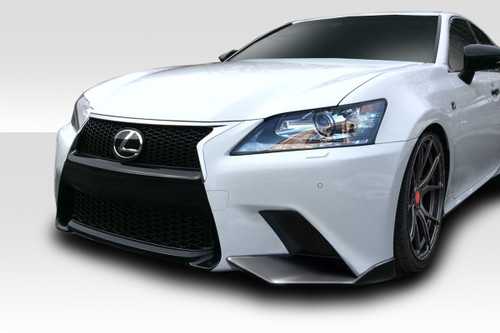 2013-2015 Lexus GS F Sport Duraflex X-5 Front Splitter - 2 Piece / Vehicle Year Make Model Trim - 2013-2015-Lexus GS ALL / Product Type - Front Lip/Add On / Style Name -X-5 / Kit Material - FRP (Fiberglass Reinforced Plastics) / Notes -