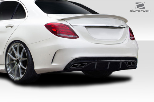 2015-2021 Mercedes C Class W205 Duraflex C63 Look Rear Diffuser - 1 Piece ( For AMG Bumper only) (S) / Vehicle Year Make Model Trim - 2015-2021-Mercedes C Class ALL / Product Type - Rear Lip/Add On / Style Name -C63 Look / Kit Material - FRP (Fiberglass Reinforced Plastics) / Notes -