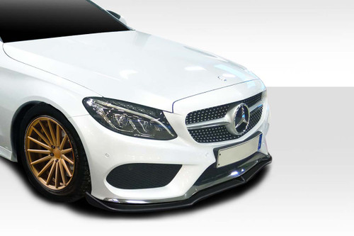 2015-2021 Mercedes C Class W205 Duraflex Fortune Front Lip - 1 Piece ( For AMG Bumper only) (S) / Vehicle Year Make Model Trim - 2015-2021-Mercedes C Class ALL / Product Type - Front Lip/Add On / Style Name -Fortune / Kit Material - FRP (Fiberglass Reinforced Plastics) / Notes - Note: Designed for C Class Models, will not fit C63.