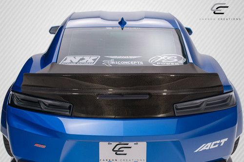 2016-2023 Chevrolet Camaro Carbon Creations AC-1 Trunk - 1 Piece / Vehicle Year Make Model Trim - 2016-2023-Chevrolet Camaro 2DR / Product Type - Trunk/Hatch / Style Name -AC-1 / Kit Material - Carbon Fiber / Notes - Note: Does not Fit Convertible