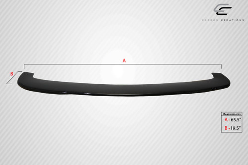 Universal Carbon Creations Type 3 Front Lip Splitter - 1 Piece / Vehicle Year Make Model Trim - --  ALL / Product Type - Front Lip/Add On / Style Name -\Universal / Kit Material - Carbon Fiber / Notes -