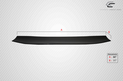 Universal 80" Carbon Creations VRX Air Foil Blade ( includes 2 brackets only, stands and end caps sold separately ) - 3 Piece / Vehicle Year Make Model Trim - --  ALL / Product Type - Wing / Style Name -\Universal VRX / Kit Material - Carbon Fiber / Notes -