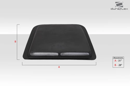 Universal Duraflex MPR 6 Hood Scoop - 1 Piece / Vehicle Year Make Model Trim - --  ALL / Product Type - Scoop / Style Name -\Universal / Kit Material - FRP (Fiberglass Reinforced Plastics) / Notes -