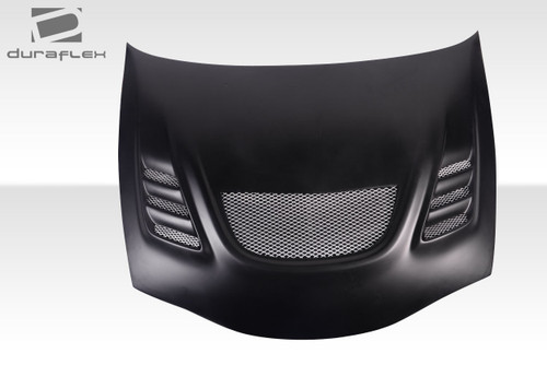 1995-1999 Mitsubishi Eclipse Eagle Talon Duraflex Evo GT Hood - 1 Piece / Vehicle Year Make Model Trim - 1995-1999-Mitsubishi Eclipse ALL / Product Type - Hood / Style Name -Evo GT / Kit Material - FRP (Fiberglass Reinforced Plastics) / Notes - Note: Hood pins are required.