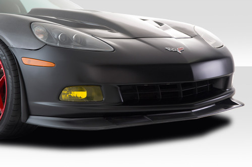 2005-2013 Chevrolet Corvette C6 Duraflex ZR Front Lip Splitter - 3 Piece ( Base Model) / Vehicle Year Make Model Trim - 2005-2013-Chevrolet Corvette ALL / Product Type - Front Lip/Add On / Style Name -ZR / Kit Material - FRP (Fiberglass Reinforced Plastics) / Notes -
