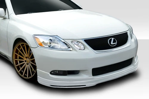 2006-2007 Lexus GS Series GS300 GS350 GS430 GS450 GS460 Duraflex JPR Front Lip Under Spoiler Air Dam - 1 Piece / Vehicle Year Make Model Trim - 2006-2007-Lexus GS ALL / Product Type - Front Lip/Add On / Style Name -JPR / Kit Material - FRP (Fiberglass Reinforced Plastics) / Notes -