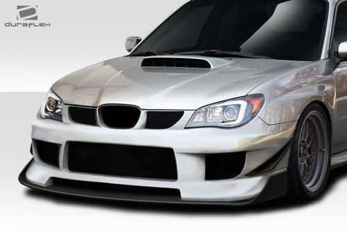 2006-2007 Subaru Impreza WRX STI 4DR Duraflex M-1 Sport Front Bumper Cover - 4 Piece ( Includes Canards) / Vehicle Year Make Model Trim - 2006-2007-Subaru Impreza 4DR / Product Type - Front Bumper / Style Name -M-1 / Kit Material - FRP (Fiberglass Reinforced Plastics) / Notes -