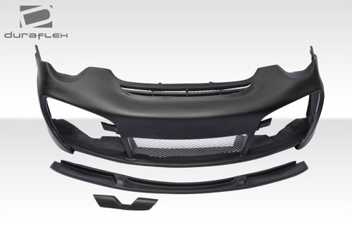 2005-2011 Porsche 911 Carrera 997 Duraflex Tecnika Front Bumper Cover - 4 Piece / Vehicle Year Make Model Trim - 2005-2011-Porsche 997 ALL / Product Type - Front Bumper / Style Name -Tecnika / Kit Material - FRP (Fiberglass Reinforced Plastics) / Notes -