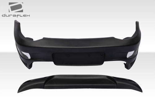2009-2011 Porsche 911 Carrera 997 C2 C2S C5 C4S Targa 4 Targa 4S Cabriolet Duraflex Tecnika Rear Bumper Cover - 2 Piece / Vehicle Year Make Model Trim - 2009-2011-Porsche 997 ALL / Product Type - Rear Bumper / Style Name -Tecnika / Kit Material - FRP (Fiberglass Reinforced Plastics) / Notes -
