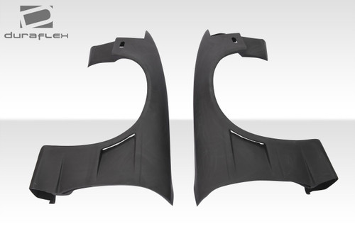1989-1994 Nissan 240SX S13 Duraflex V Speed Wide Body Front Fenders - 2 Piece / Vehicle Year Make Model Trim - 1989-1994-Nissan 240SX ALL / Product Type - Fender / Style Name -V Speed / Kit Material - FRP (Fiberglass Reinforced Plastics) / Notes - Note: Must be used with entire V Speed Wide Body Kit