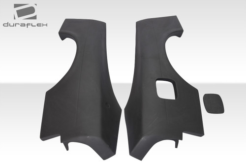 1989-1994 Nissan 240SX S13 HB Duraflex V Speed Wide Body Rear Fenders - 3 Piece / Vehicle Year Make Model Trim - 1989-1994-Nissan 240SX HB / Product Type - Fender / Style Name -V Speed / Kit Material - FRP (Fiberglass Reinforced Plastics) / Notes -