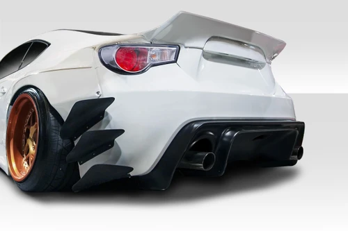 2013-2020 Scion FR-S Toyota 86 Subaru BRZ Duraflex GT500 V3 Rear Diffuser - 1 Piece (S) / Vehicle Year Make Model Trim - 2013-2020-Scion FRS ALL / Product Type - Rear Lip/Add On / Style Name -GT500 V3 / Kit Material - FRP (Fiberglass Reinforced Plastics) / Notes -