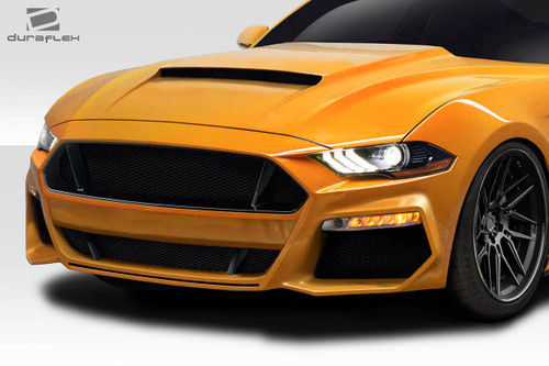 2018-2023 Ford Mustang Duraflex Grid Front Bumper Cover - 1 Piece / Vehicle Year Make Model Trim - 2018-2023-Ford Mustang ALL / Product Type - Front Bumper / Style Name -Grid / Kit Material - FRP (Fiberglass Reinforced Plastics) / Notes -
