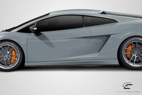 2004-2013 Lamborghini Gallardo Carbon Creations LP560 LP570 Look Side Skirts Rocker Panels - 2 Piece / Vehicle Year Make Model Trim - 2004-2013-Lamborghini Gallardo ALL / Product Type - Sideskirts / Style Name -LP570 Look / Kit Material - Carbon Fiber / Notes -