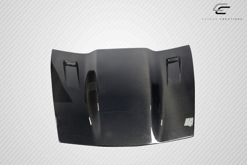 2005-2013 Chevrolet Corvette C6 Carbon Creations RKSV Hood - 1 Piece / Vehicle Year Make Model Trim - 2005-2013-Chevrolet Corvette ALL / Product Type - Hood / Style Name -RKSV / Kit Material - Carbon Fiber / Notes - Note: Hood pins are required.