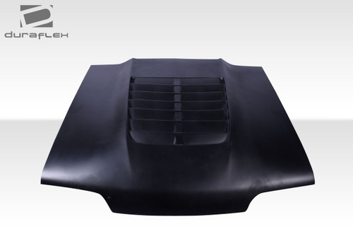 1987-1993 Ford Mustang Duraflex GT500 V2 Hood - 1 Piece / Vehicle Year Make Model Trim - 1987-1993-Ford Mustang ALL / Product Type - Hood / Style Name -GT500 V2 / Kit Material - FRP (Fiberglass Reinforced Plastics) / Notes - Note: Hood pins are required.