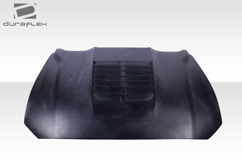 2018-2023 Ford Mustang Duraflex GT500 V2 Hood - 1 Piece / Vehicle Year Make Model Trim - 2018-2023-Ford Mustang ALL / Product Type - Hood / Style Name -GT500 V2 / Kit Material - FRP (Fiberglass Reinforced Plastics) / Notes - Note: Hood pins are required.