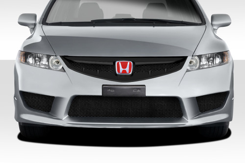 2006-2011 Honda Civic 4DR Duraflex Type R Look Front Bumper - 1 Piece / Vehicle Year Make Model Trim - 2006-2011-Honda Civic 4DR / Product Type - Front Bumper / Style Name -Type R Look / Kit Material - FRP (Fiberglass Reinforced Plastics) / Notes -