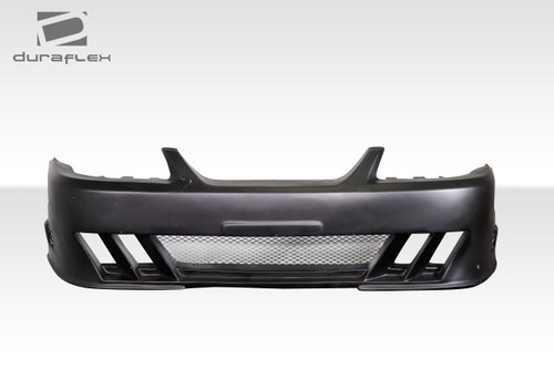 1999-2004 Ford Mustang Duraflex Demon Front Bumper - 1 Piece / Vehicle Year Make Model Trim - 1999-2004-Ford Mustang ALL / Product Type - Front Bumper / Style Name -Demon / Kit Material - FRP (Fiberglass Reinforced Plastics) / Notes -