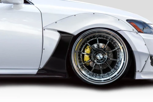 2006-2010 Lexus IS Series IS250 IS350 Duraflex MSR Side Vent - 2 Piece / Vehicle Year Make Model Trim - 2006-2010-Lexus IS ALL / Product Type - Accessory / Style Name -MSR / Kit Material - FRP (Fiberglass Reinforced Plastics) / Notes -