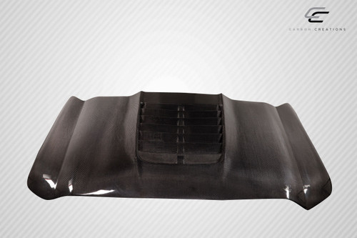 2011-2016 Ford Super Duty F250 F350 F450 Carbon Creations GT500 V2 Hood - 1 Piece / Vehicle Year Make Model Trim - 2011-2016-Ford Super Duty ALL / Product Type - Hood / Style Name -GT500 V2 / Kit Material - Carbon Fiber / Notes - Note: Hood pins are required.