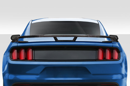 2015-2023 Ford Mustang Coupe Carbon Creations Performance PP1 Look Rear Wing Spoiler - 1 Piece / Vehicle Year Make Model Trim - 2015-2023-Ford Mustang 2DR / Product Type - Wing / Style Name -Performance PP1 Look / Kit Material - Carbon Fiber / Notes -