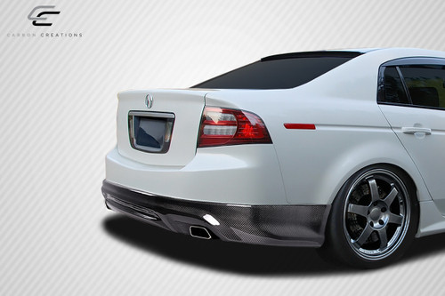 2004-2008 Acura TL Carbon Creations Aspec Look Rear Lip - 1 Piece / Vehicle Year Make Model Trim - 2004-2008-Acura TL ALL / Product Type - Rear Lip/Add On / Style Name -Aspec Look / Kit Material - Carbon Fiber / Notes -