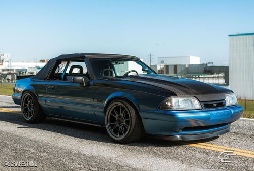 1987-1993 Ford Mustang Carbon Creations 2" Cowl Hood - 1 Piece / Vehicle Year Make Model Trim - 1987-1993-Ford Mustang ALL / Product Type - Hood / Style Name -2" Cowl / Kit Material - Carbon Fiber / Notes - Note: Hood pins are required.