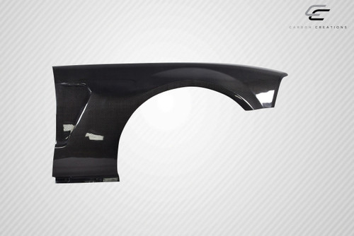 2005-2009 Ford Mustang Carbon Creations GT350 V2 Look Front Fenders - 2 Piece / Vehicle Year Make Model Trim - 2005-2009-Ford Mustang ALL / Product Type - Fender / Style Name -GT350 V2 Look / Kit Material - Carbon Fiber / Notes -
