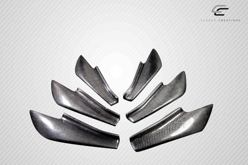 2013-2020 Scion FR-S Toyota 86 Subaru BRZ Carbon Creations GT500 V3 Rear Bumper Canards - 6 Piece / Vehicle Year Make Model Trim - 2013-2020-Scion FRS ALL / Product Type - Rear Lip/Add On / Style Name -GT500 V3 / Kit Material - Carbon Fiber / Notes -