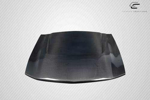 2005-2009 Ford Mustang Carbon Creations GTH Look Hood - 1 Piece / Vehicle Year Make Model Trim - 2005-2009-Ford Mustang ALL / Product Type - Hood / Style Name -GTH / Kit Material - Carbon Fiber / Notes -