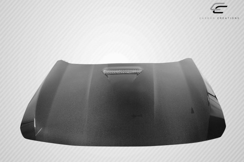 2018-2022 Honda Accord Carbon Creations Type R Look Hood - 1 Piece / Vehicle Year Make Model Trim - 2018-2022-Honda Accord ALL / Product Type - Hood / Style Name -Type R Look / Kit Material - Carbon Fiber / Notes - Note: Hood pins are required.