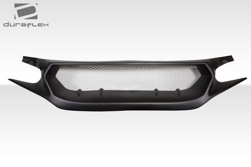 2016-2021 Honda Civic Duraflex Type JS Grille - 1 Piece / Vehicle Year Make Model Trim - 2016-2021-Honda Civic ALL / Product Type - Grilles / Style Name -Type JS / Kit Material - FRP (Fiberglass Reinforced Plastics) / Notes -