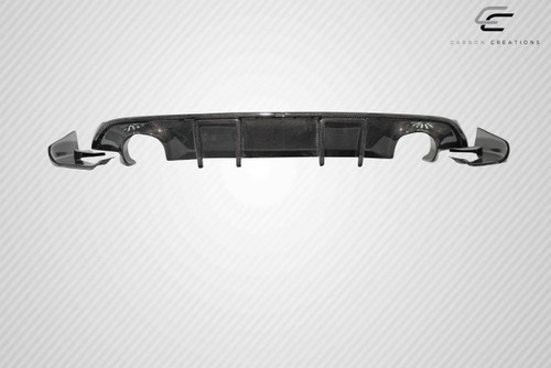 2017-2022 Infiniti Q60 Carbon Creations J Spec Rear Diffuser - 3 Piece / Vehicle Year Make Model Trim - 2017-2022-Infiniti Q60 ALL / Product Type - Rear Lip/Add On / Style Name -J Spec / Kit Material - Carbon Fiber / Notes -