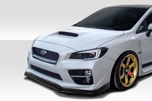 2015-2017 Subaru WRX STI Duraflex C Speed Front Lip Under Spoiler - 1 Piece / Vehicle Year Make Model Trim - 2015-2017-Subaru WRX ALL / Product Type - Front Lip/Add On / Style Name -C Speed / Kit Material - FRP (Fiberglass Reinforced Plastics) / Notes -