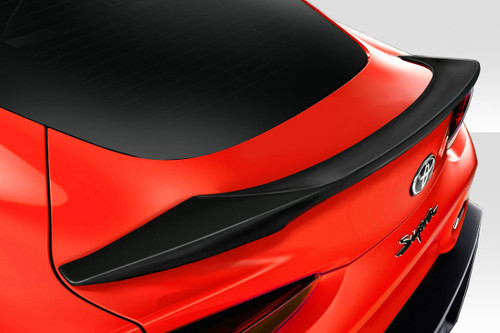 2019-2023 Toyota Supra A90 Duraflex TD3000 Rear Wing Spoiler - 1 Piece (S) / Vehicle Year Make Model Trim - 2019-2023-Toyota Supra ALL / Product Type - Wing / Style Name -TD3000 / Kit Material - FRP (Fiberglass Reinforced Plastics) / Notes -