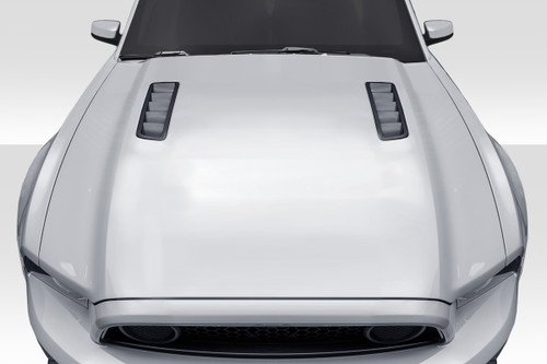 Universal Duraflex Race Hood Louver Vents - 2 Piece / Vehicle Year Make Model Trim - --  ALL / Product Type - Accessory / Style Name -\Universal / Kit Material - FRP (Fiberglass Reinforced Plastics) / Notes - Note: Hood Pins are Required