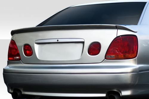 1998-2005 Lexus GS Series GS300 GS400 GS430 Duraflex J Spec Rear Wing Spoiler - 3 Piece / Vehicle Year Make Model Trim - 1998-2005-Lexus GS ALL / Product Type - Wing / Style Name -J Spec / Kit Material - FRP (Fiberglass Reinforced Plastics) / Notes -