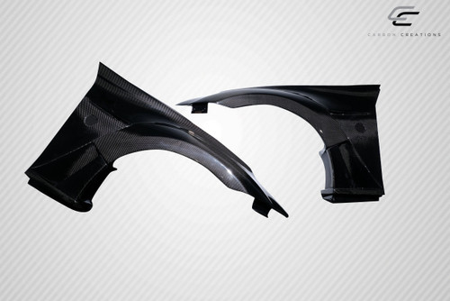 2009-2020 Nissan 370Z Z34 Carbon Creations VRS Front Fenders - 2 Piece / Vehicle Year Make Model Trim - 2009-2020-Nissan 370Z ALL / Product Type - Fender / Style Name -VRS / Kit Material - Carbon Fiber / Notes -