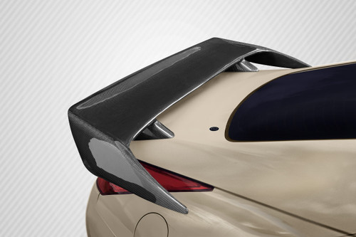 2003-2008 Nissan 350Z Z33 Coupe Carbon Creations Power Rear Wing Spoiler - 1 Piece / Vehicle Year Make Model Trim - 2003-2008-Nissan 350Z 2DR / Product Type - Wing / Style Name -Power / Kit Material - Carbon Fiber / Notes -