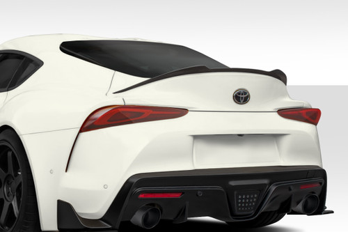 2019-2023 Toyota Supra A90 Duraflex Speed Rear Wing Add On - 1 Piece (S) / Vehicle Year Make Model Trim - 2019-2023-Toyota Supra ALL / Product Type - Wing / Style Name -Speed / Kit Material - FRP (Fiberglass Reinforced Plastics) / Notes -