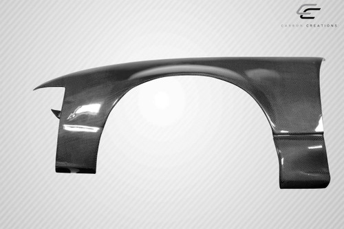 1989-1994 Nissan 240SX S13 Carbon Creations K Power Style Front Fenders (+50mm)  - 2 Piece / Vehicle Year Make Model Trim - 1989-1994-Nissan 240SX ALL / Product Type - Fender / Style Name -K Power Style / Kit Material - Carbon Fiber / Notes - Note: +50mm