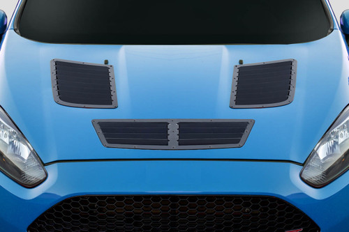 2001-2006 BMW M3 E46 / 2014-2019 Ford Fiesta / 2016-2018 Ford Focus Duraflex GT1 Hood Vents - 3 Piece / Vehicle Year Make Model Trim - 2001-2006-BMW M3 ALL / Product Type - Scoop / Style Name -GT1 / Kit Material - FRP (Fiberglass Reinforced Plastics) / Notes -
