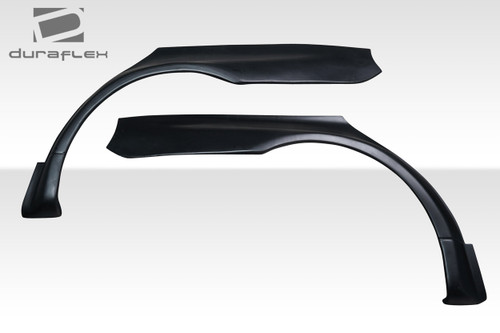 2006-2011 BMW 3 Series E90 4DR Duraflex HX Wide Body Rear Fender Flares - 2 Piece / Vehicle Year Make Model Trim - 2006-2011-BMW 3 Series ALL / Product Type - Fender Flare / Style Name -HX / Kit Material - FRP (Fiberglass Reinforced Plastics) / Notes -