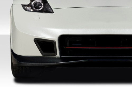 2009-2020 Nissan 370Z Z34 Duraflex N1 RC Front Bumper Cover Vents - 2 Piece (Nismo bumper only) (S) / Vehicle Year Make Model Trim - 2009-2020-Nissan 370Z ALL / Product Type - Front Lip/Add On / Style Name -N1 RC / Kit Material - FRP (Fiberglass Reinforced Plastics) / Notes - (Nismo Bumper Only)
