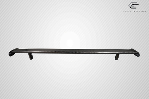 2017-2022 Infiniti Q60 Carbon Creations SR Rear Wing Spoiler - 1 Piece / Vehicle Year Make Model Trim - 2017-2022-Infiniti Q60 ALL / Product Type - Wing / Style Name -SR / Kit Material - Carbon Fiber / Notes -